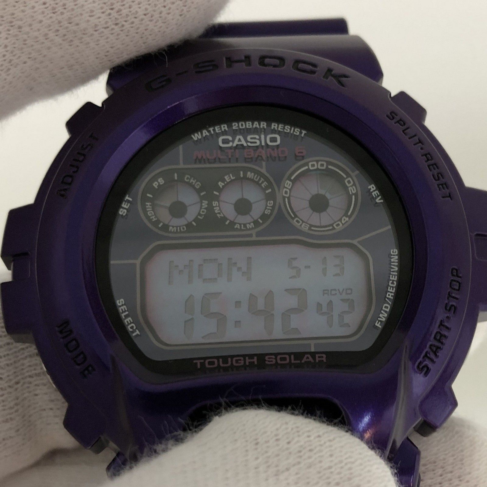 G-SHOCK ジーショック CASIO カシオ 腕時計 GW-6900CC-6 デジタル 電波ソーラー タフソーラー パープル メンズ 3つ目 -  メルカリ