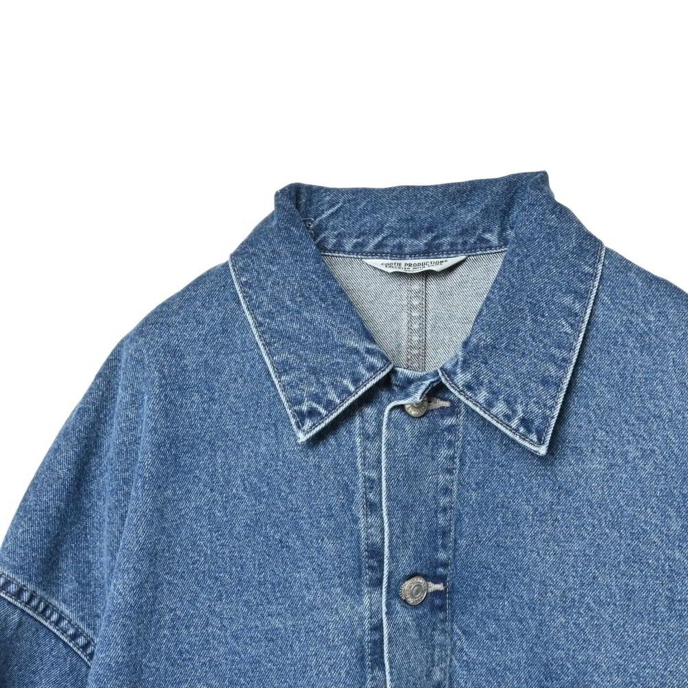 COOTIE PRODUCTIONS デニムカバーオール COOTIE PRODUCTIONS/Denim Coverall（Black One Wash）［デニム