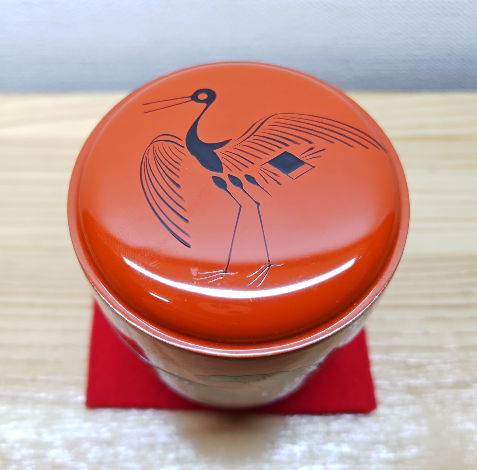 逢絢亭 茶道具 棗 曙棗 山中塗 裏千家 玄々斎宗匠好 木製 倉山直彦