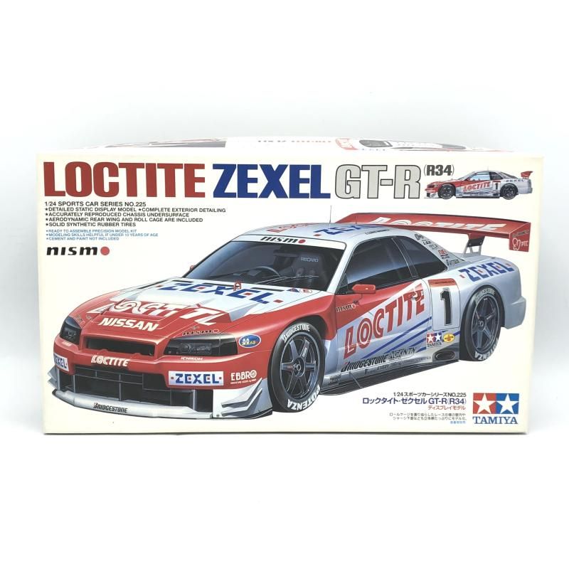 【中古】ﾀﾐﾔ 1/24 ﾛｯｸﾀｲﾄ･ｾﾞｸｾﾙ GT-R（R34）未組立品 ﾃﾞｨｽﾌﾟﾚｲﾓﾃﾞﾙ[13]