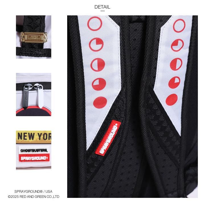 SPRAY GROUND × Ghostbusters バッグ メンズ レディース 春夏秋冬用 白