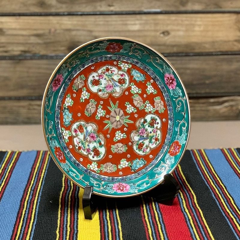 有田焼 GOLD IMARI 絵皿 プレート ゴールド伊万里 染付 ハンドペイント 
