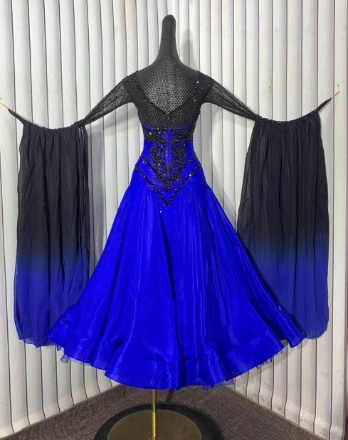 オーダーメイド 社交ダンス衣装 スタンダードドレス 色変更可 - メルカリ
