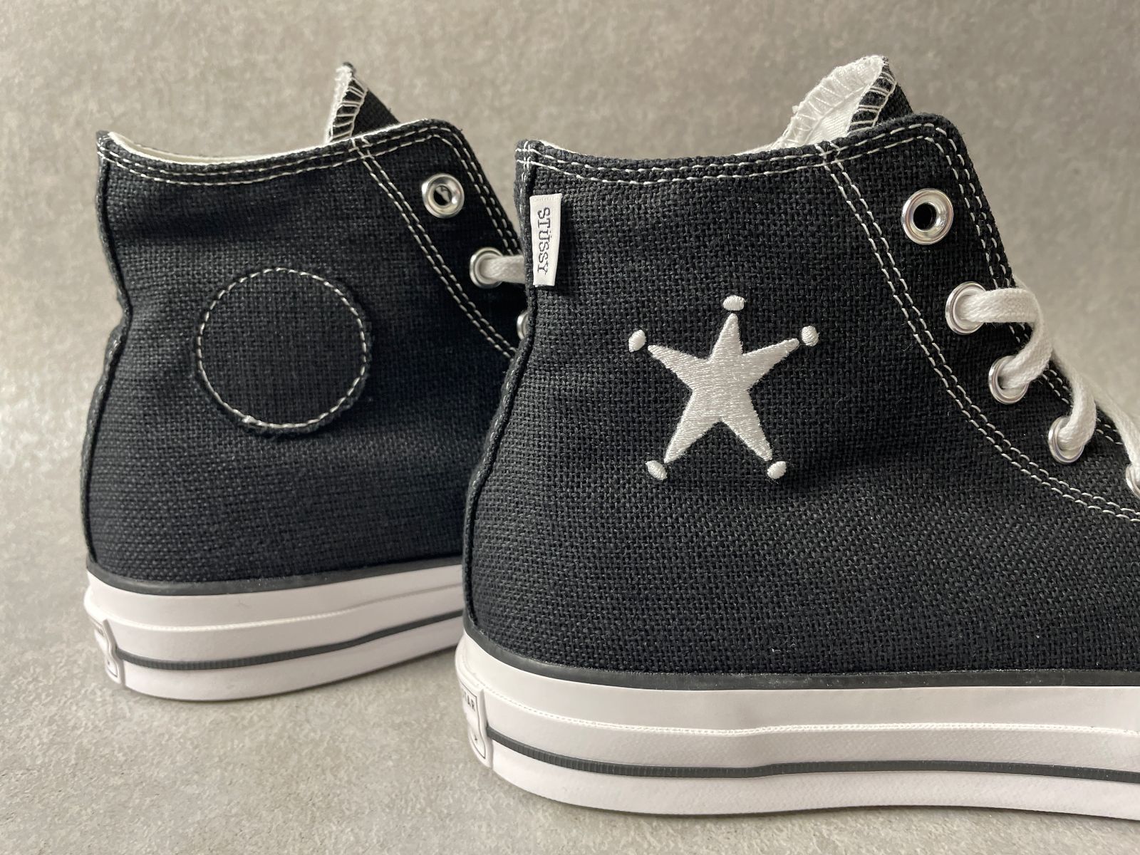 【新品未使用】CONVERSE STUSSY CT70 チャックテイラー 黒 Stussy × CONVERSE（ステューシー×コンバース） CT70 HEMP