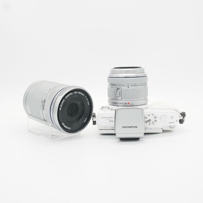 中古】(オリンパス) OLYMPUS E-PL6 ダブルズームキツト ホワイト