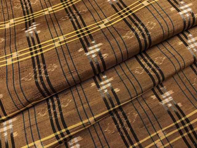 平和屋着物●本場琉球絣　紬　正絹　逸品　AABC0625ph 平和屋着物○本場琉球絣 紬 正絹 逸品 AABC0625ph