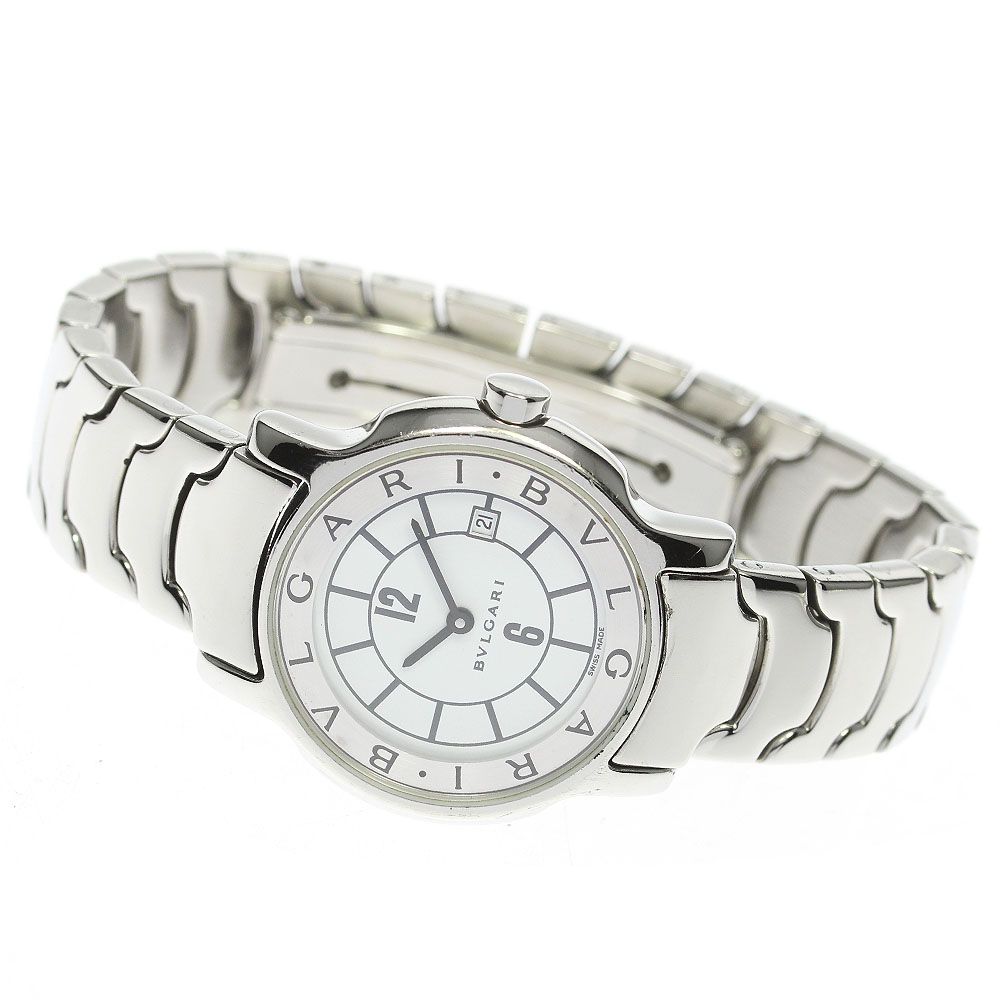 ブルガリ BVLGARI ST29S ソロテンポ デイト クォーツ レディース