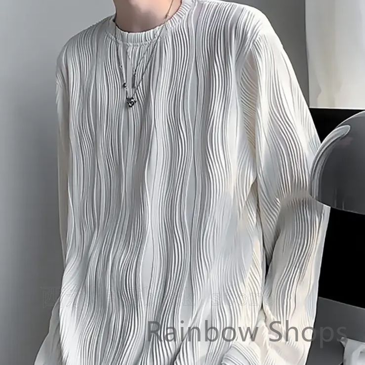 Tシャツ メンズ 無地 長袖 ゆったり ファッション おおきい 厚手 生地 サイズ ビッグT 人気 カジュアル ファッション 丸襟 柔らかい肌触り 釣り 長め メッシュ ゆったり ロング 快適