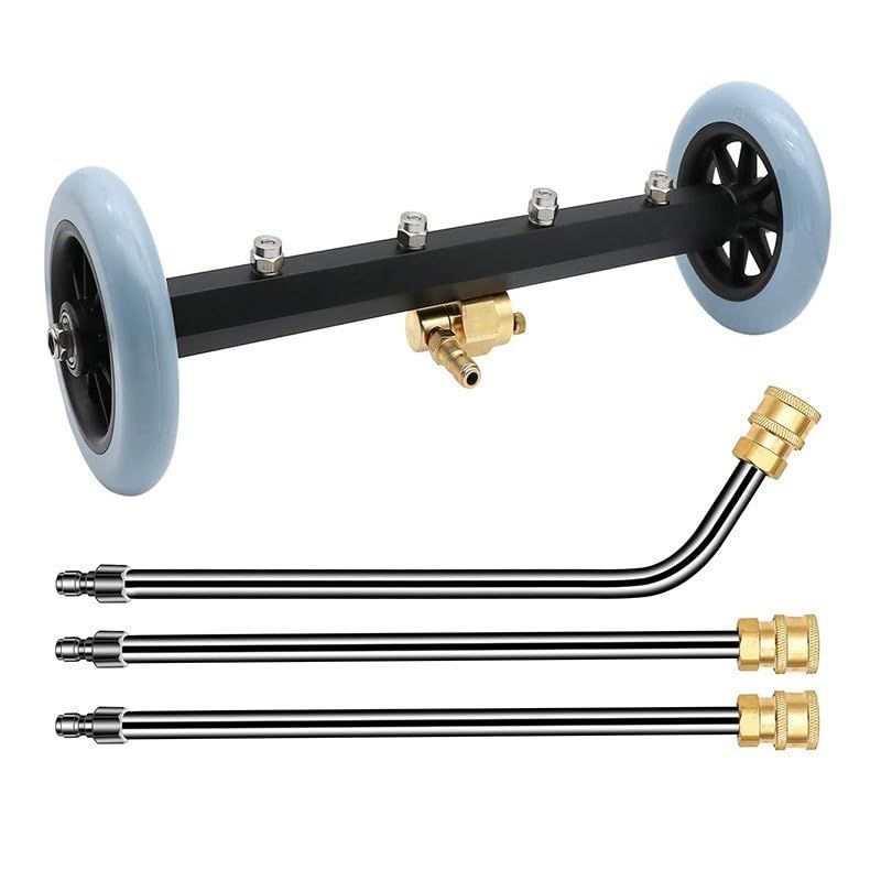 IMPACTオンライン 高圧洗浄機 洗浄 ノズル 高圧洗浄 車台 洗車 下回り 散水 青 0