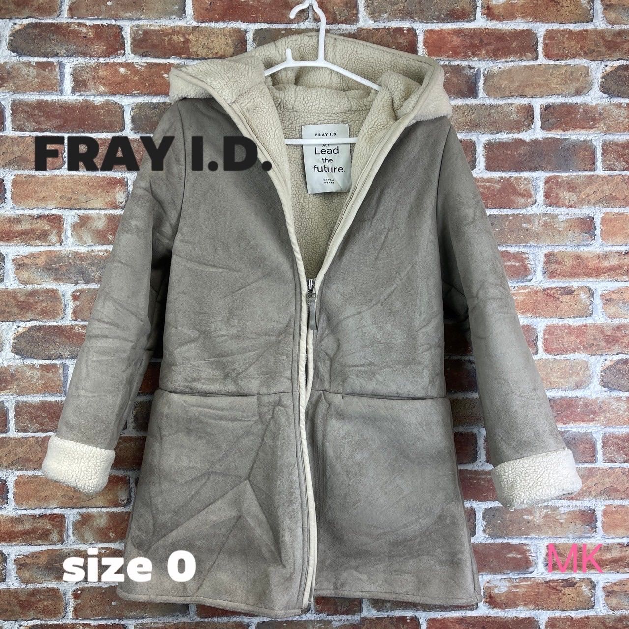 FRAY I.D. グレーボアコート - メルカリ