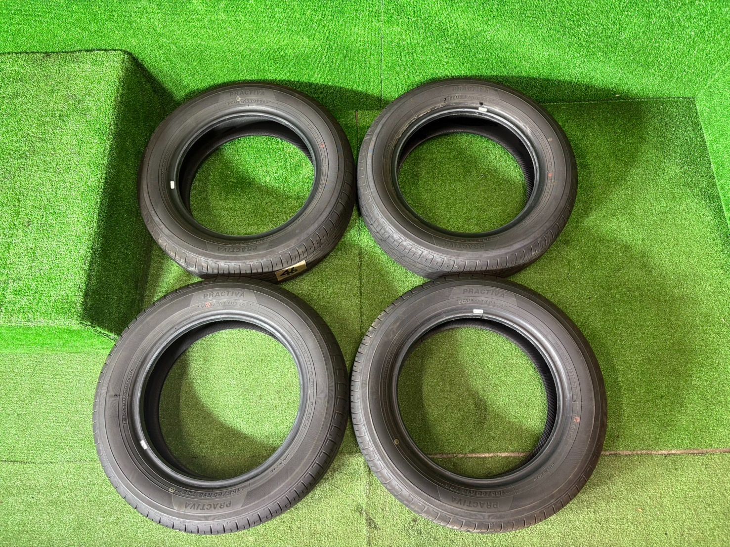 YOKOHAMA PRACTIVA プラクティバ 155|65R13 73S サマータイヤ 4本セット 2025年製 残溝約6.3mm 軽自動車用