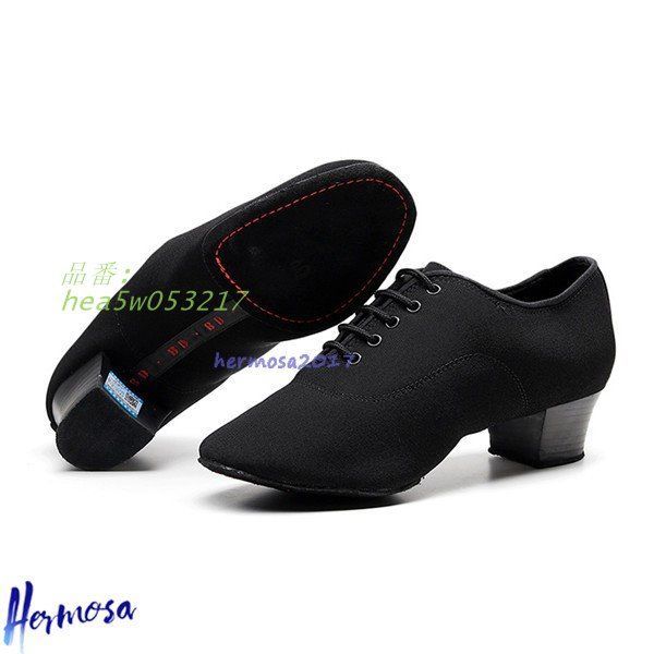 大人気，【高品質の製品】ダンス社交ダンス メンズ モダンジャズ ラテン バレー 各種ダンス フェルトソール通気性 黒 踊りやすい スプリット  hea5w053217 ゴムスニーカー