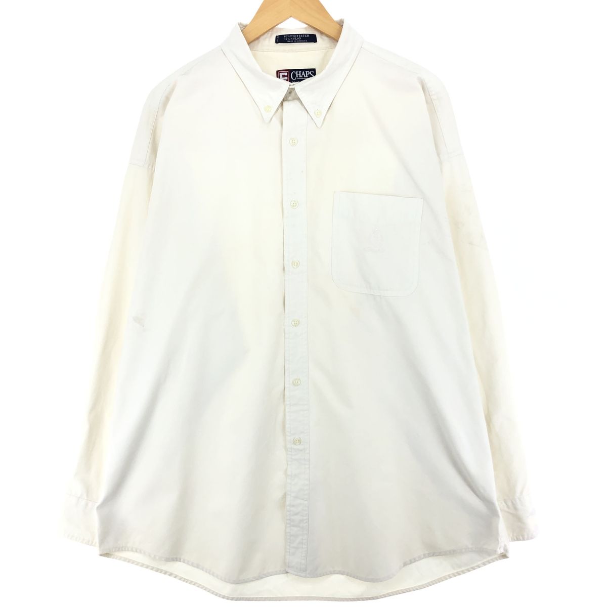 古着 90年代 ラルフローレン Ralph Lauren CHAPS チャップス 長袖 ボタンダウンシャツ メンズXXL ヴィンテージ/eaa444308