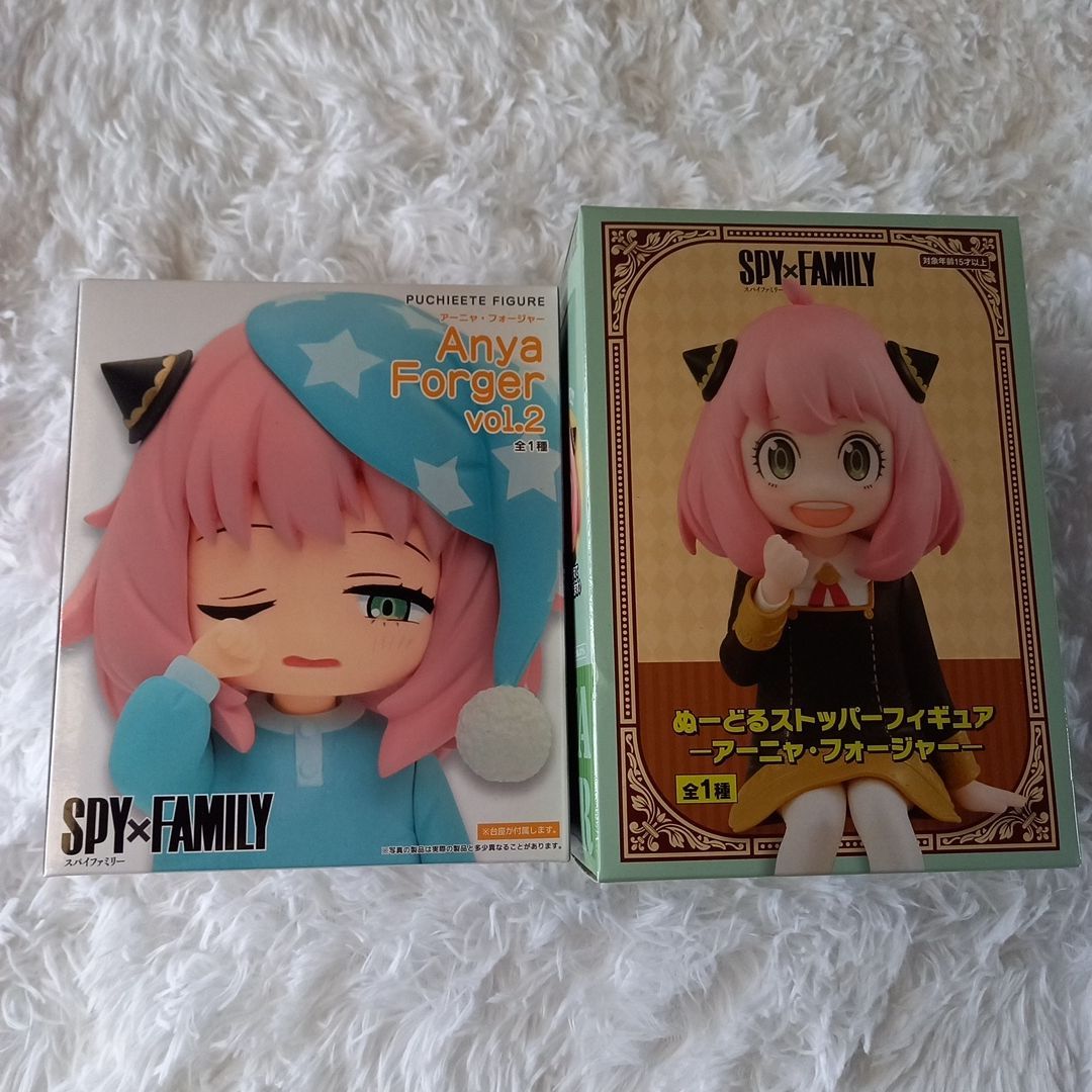 アーニャ ヌードルストッパー Qposket フィギュア ぬいぐるみ - フィギュア