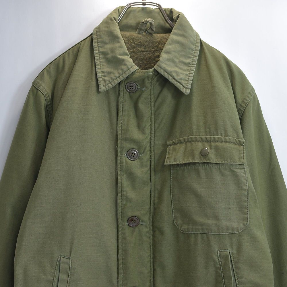 70～80s U.S.NAVY アメリカ海軍 A-2デッキジャケット ミリタリー 