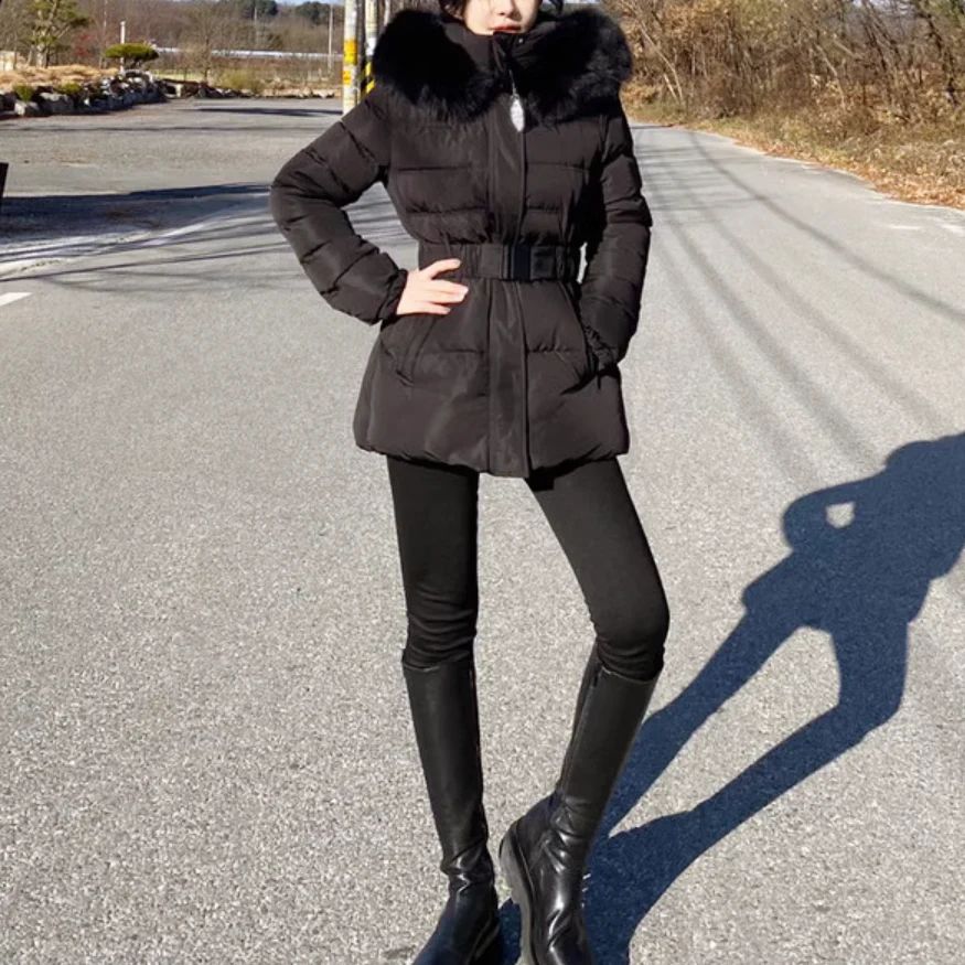 リアルファーショート ダウンジャケット Mサイズ ブラック 防寒 お洒落