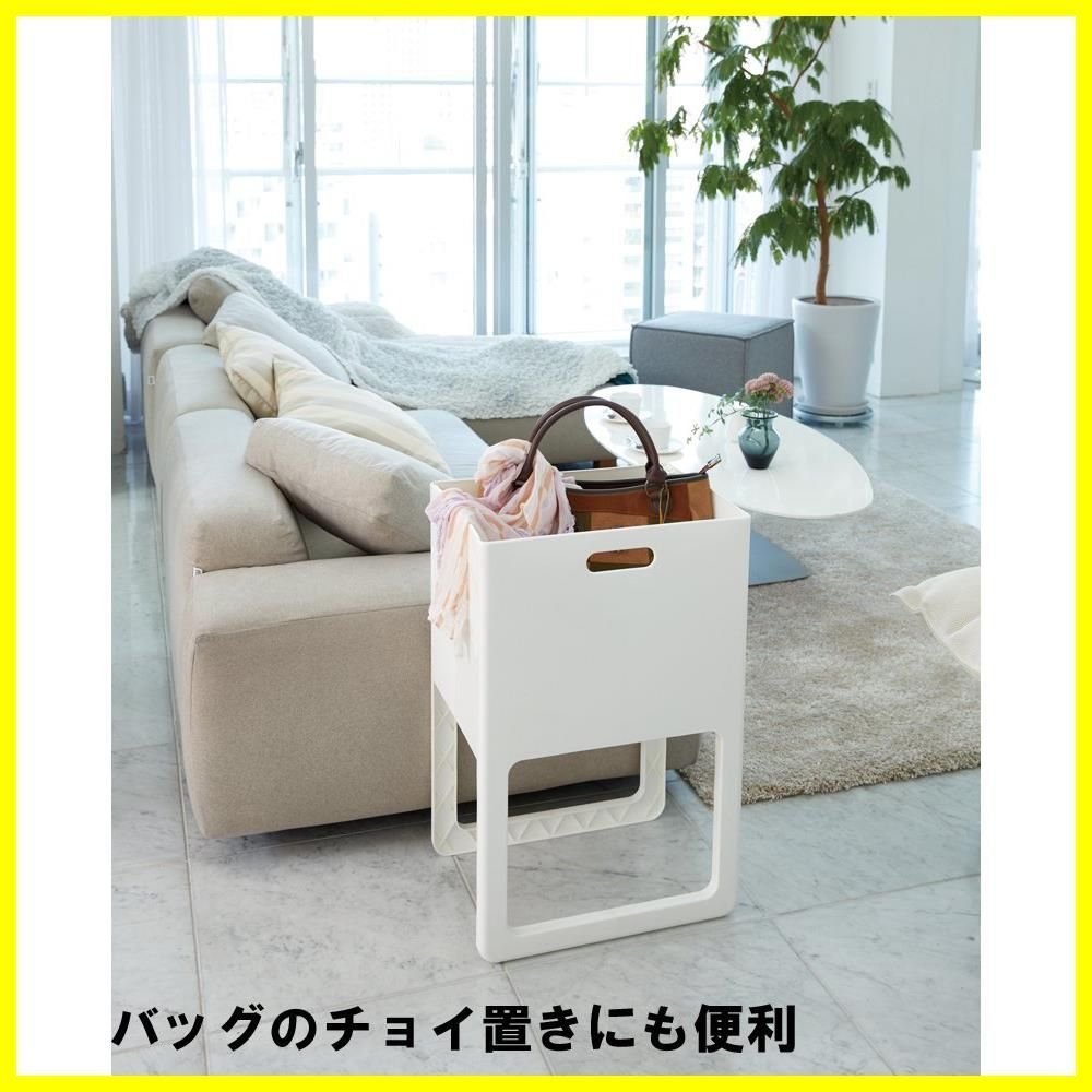 【在庫処分】ホワイト ACOT(アコット) ポリプロピレン I-541 ランドリーバスケット 折りたたみ 日本製 伊勢藤 イセトウ(Isetou)