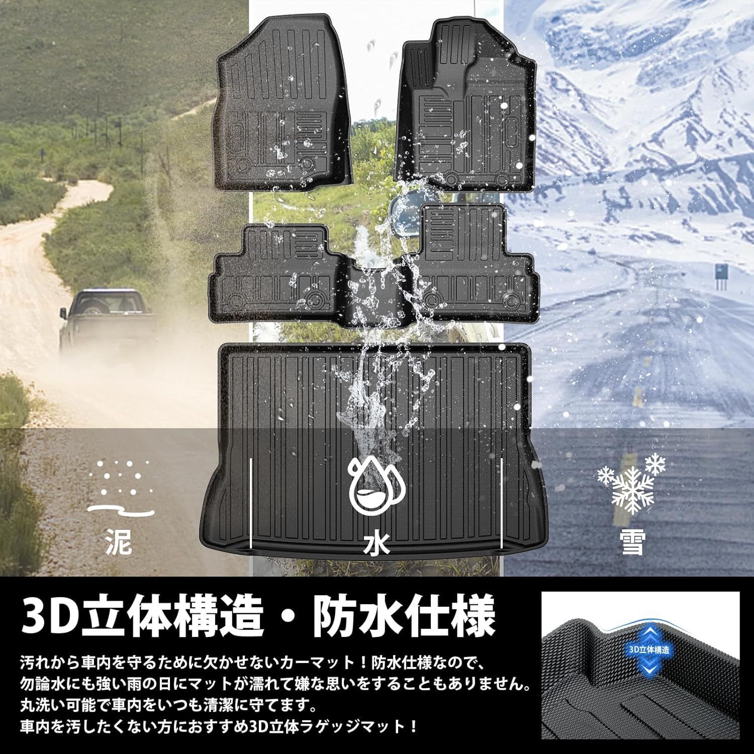 縁高 トランクマット