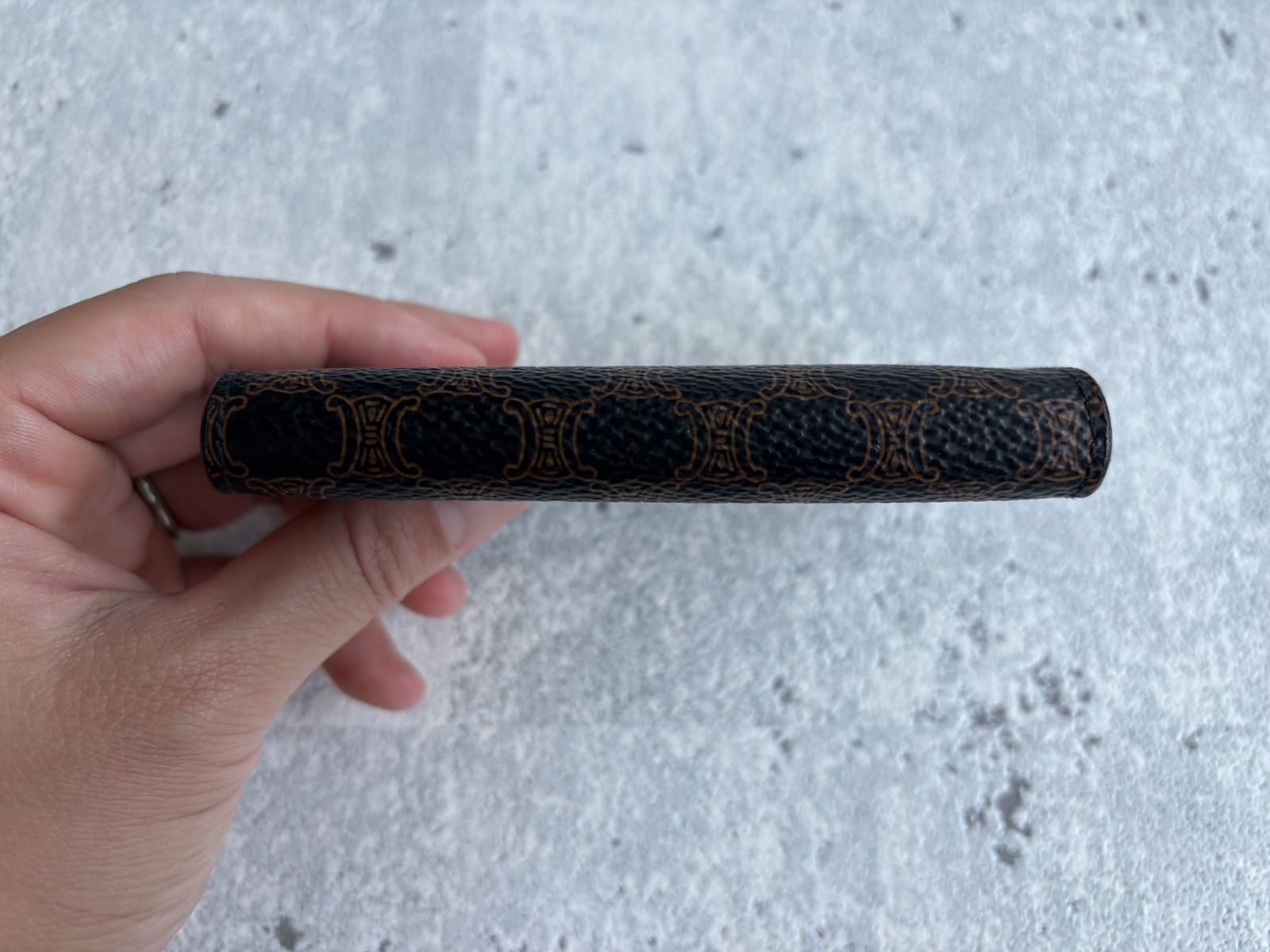 CELINE ブラックマカダム柄 カードケース タグ付き - メルカリ 