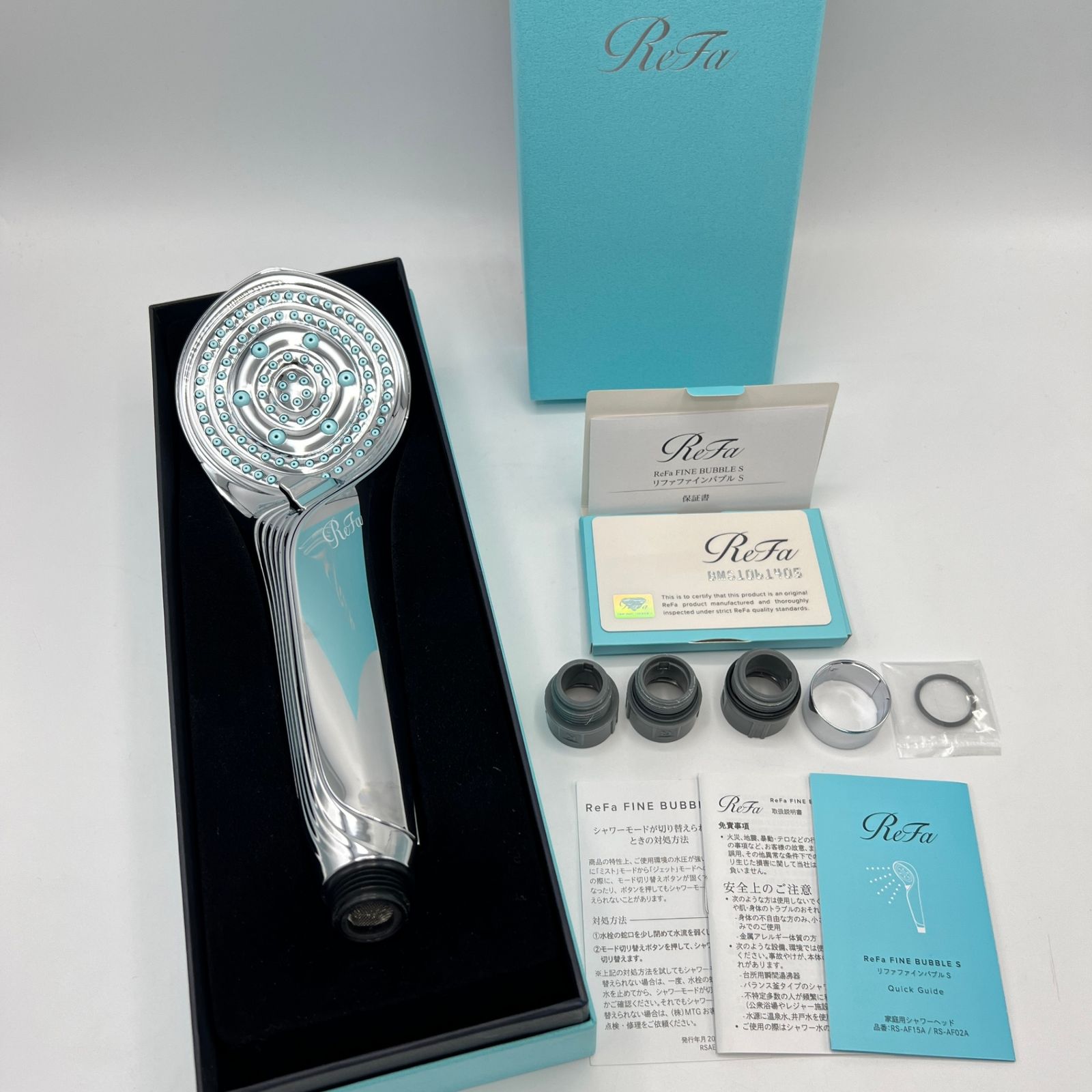 MTG ReFa FINE BUBBLE S RS-AF15A シャワーヘッド リファファインバブルS 本体