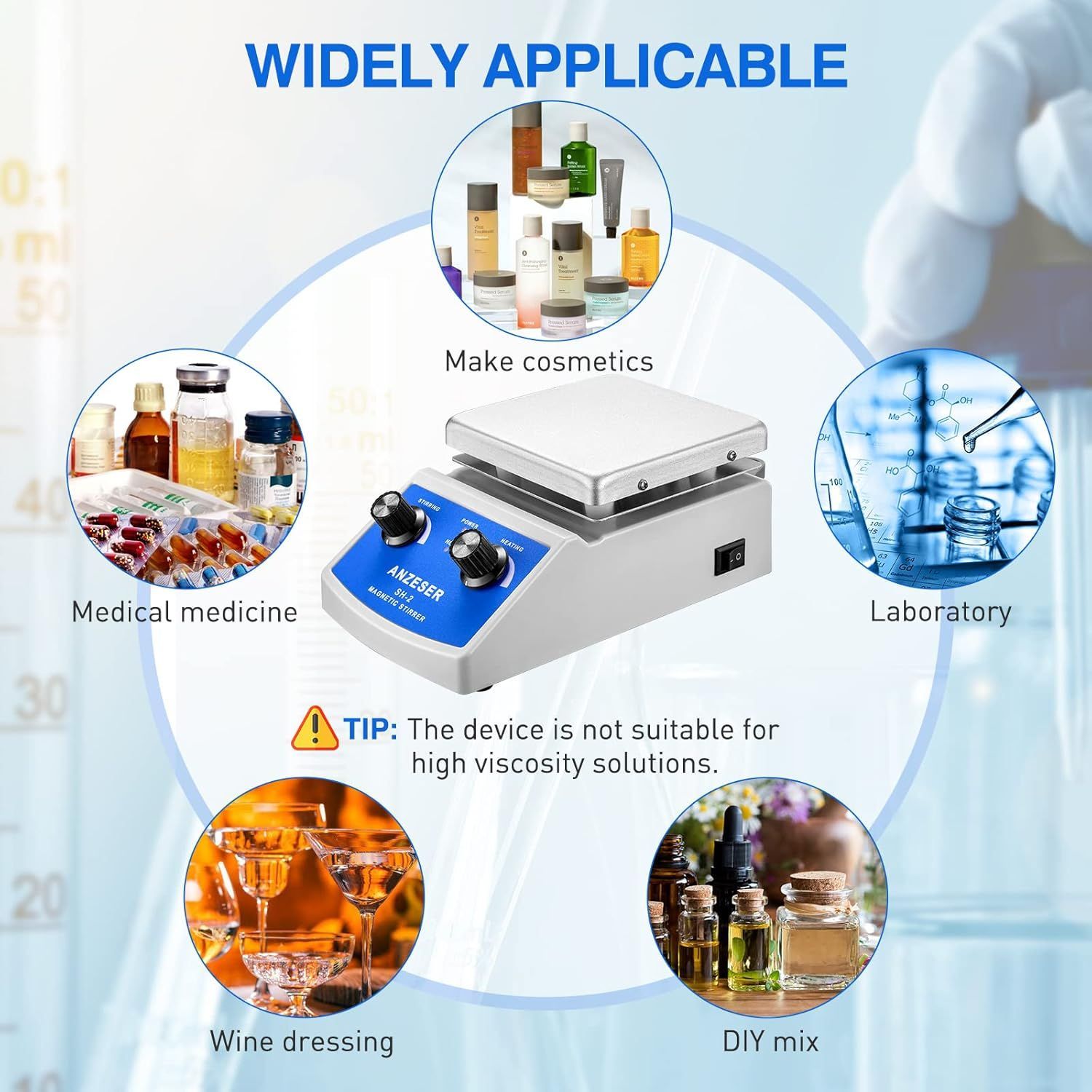 加熱可 磁気ミキサープレートコントロール