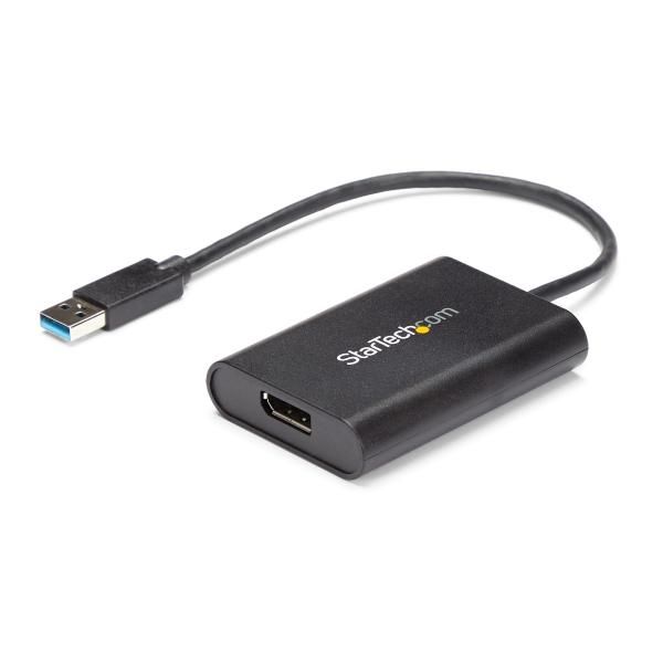 USB 3.0 - DisplayPortアダプタ StarTech.com USB32DPES2 グラフィック内蔵 4K対応 マルチモニター