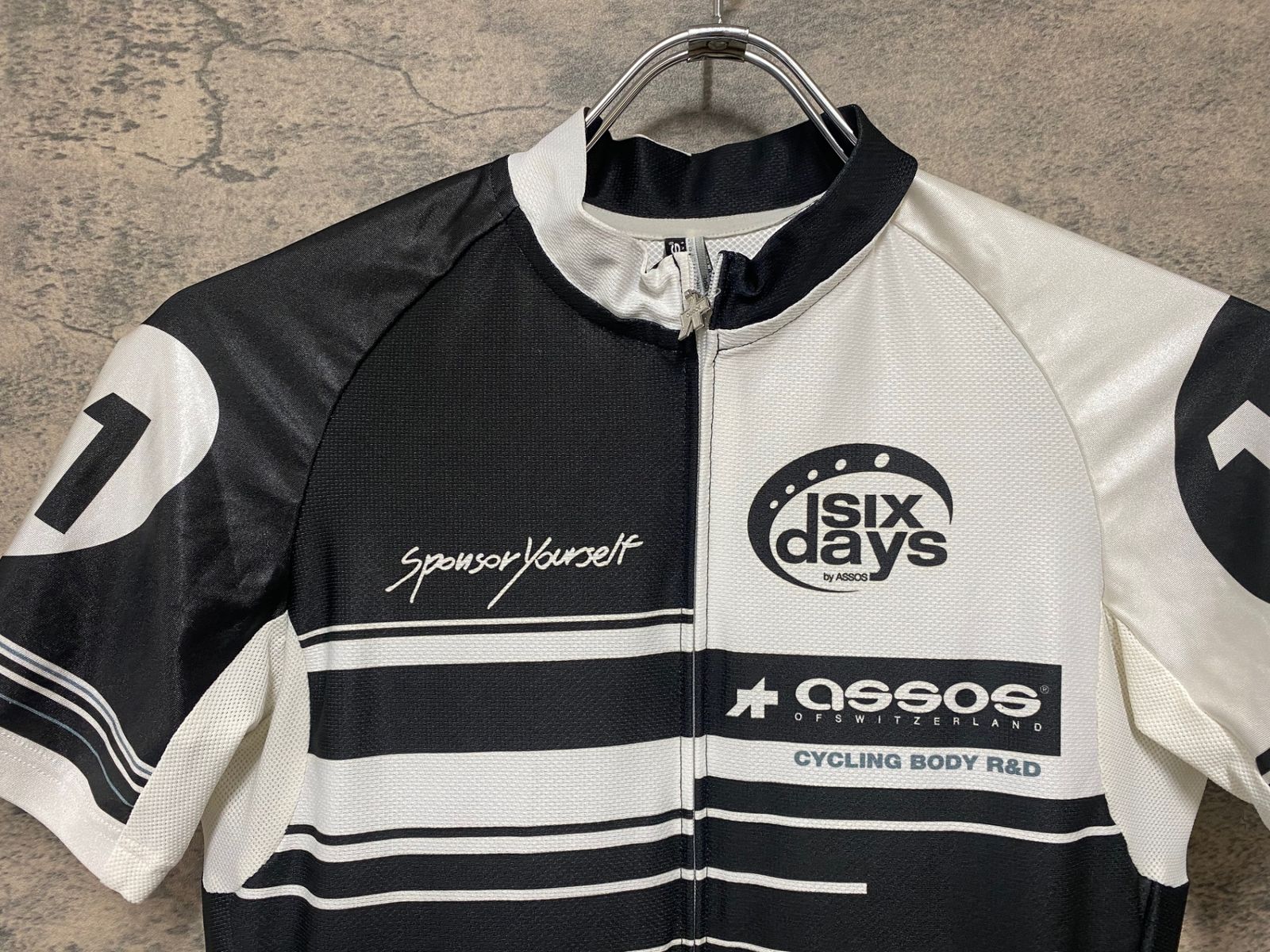 アソス　サイクルジャージ　半袖 JB914 アソス ASSOS 半袖 サイクルジャージ グレー S AMGEN TOUR