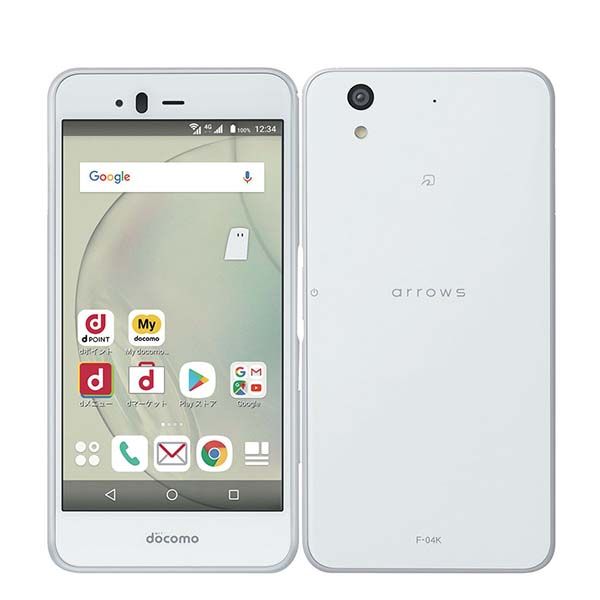 中古】 F-04K arrows Be White SIMフリー 本体 ドコモ Aランク