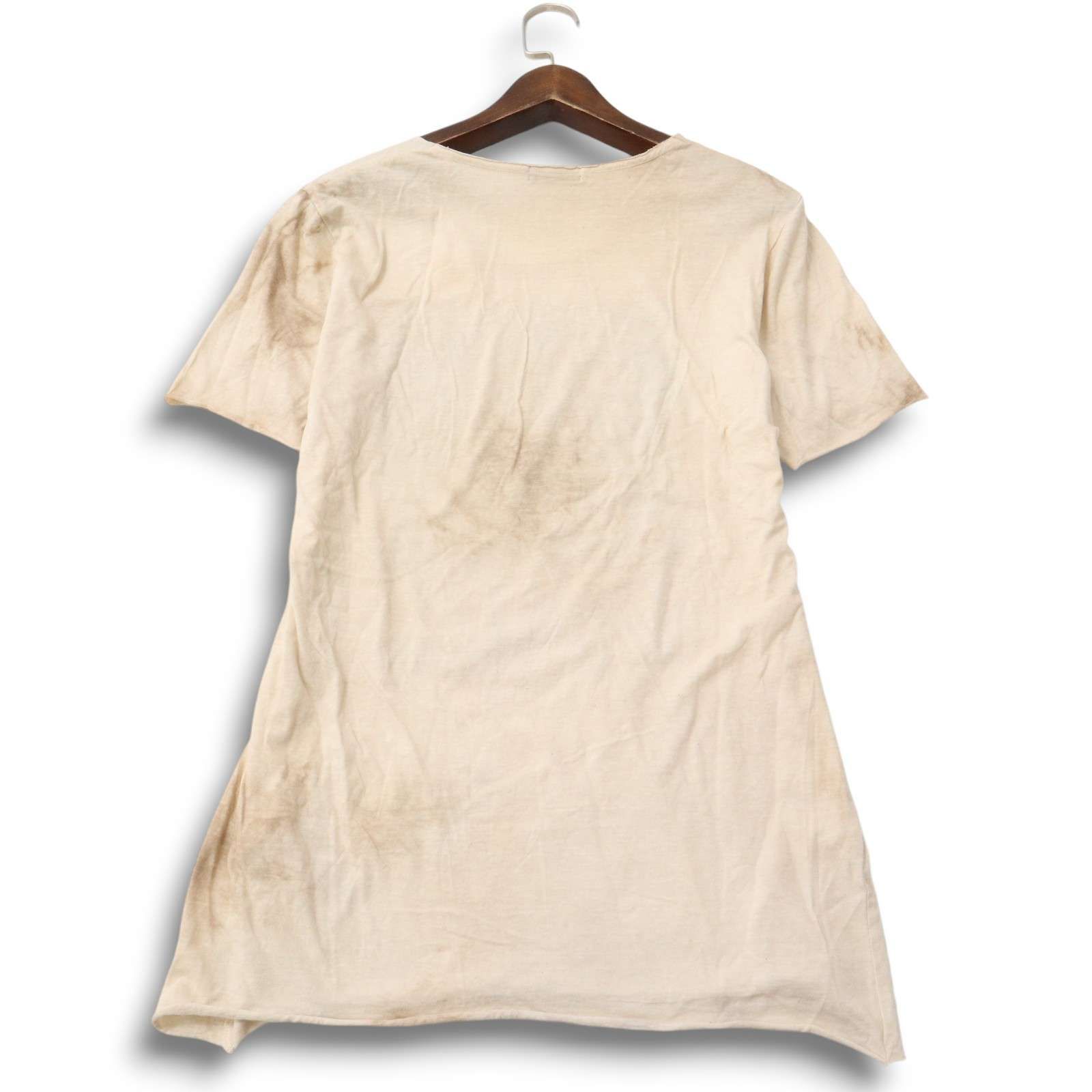 goa ゴア カットソー goa ゴア 春夏 汚し加工☆ フォトプリント カットオフ 半袖 T