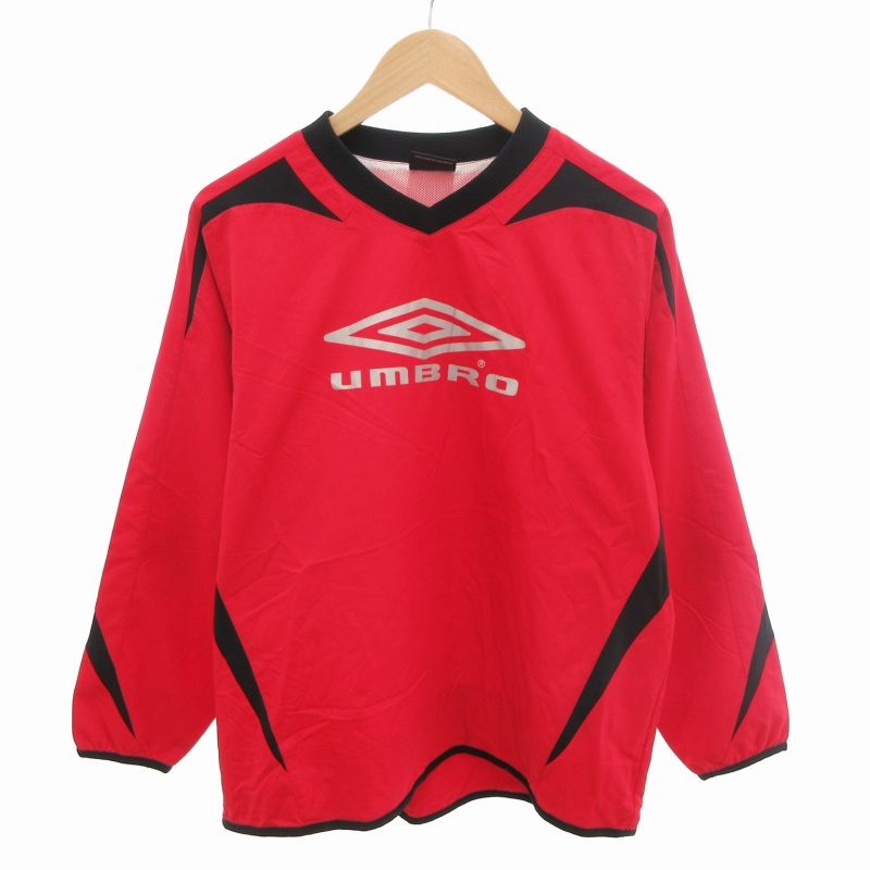 全品送料0円 アンブロ UMBRO ラインドピステシャツ トレーナー ロゴ プリント ウェア