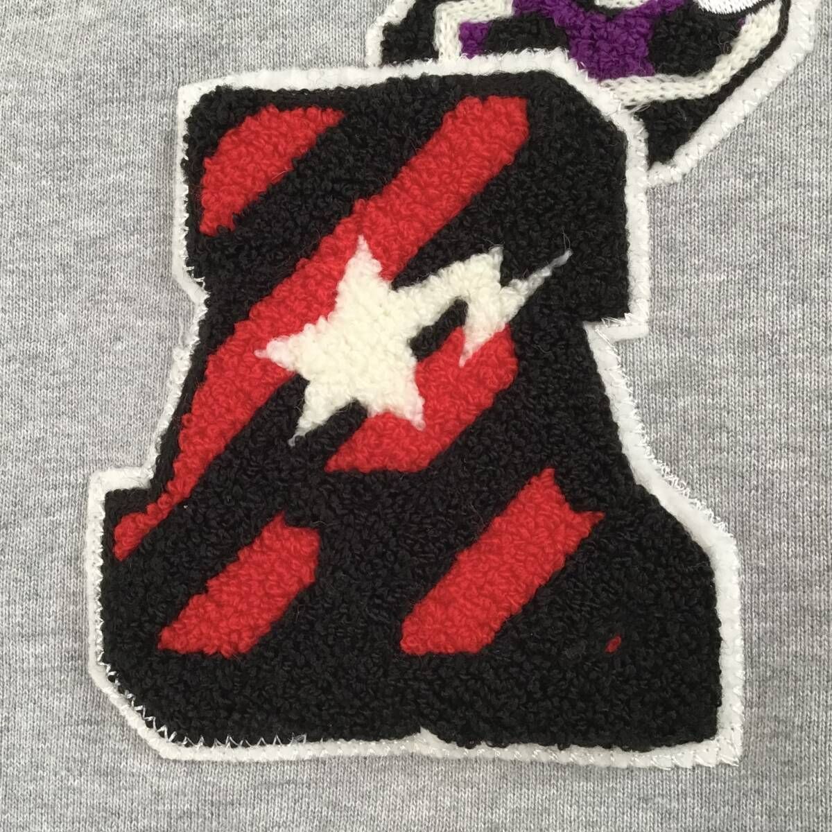 【BAPE】スウェットスタジャン　レディース　エイプ　A BATHING APE BAPE LOGO スウェット スタジャン Sサイズ a bathing ape sweat