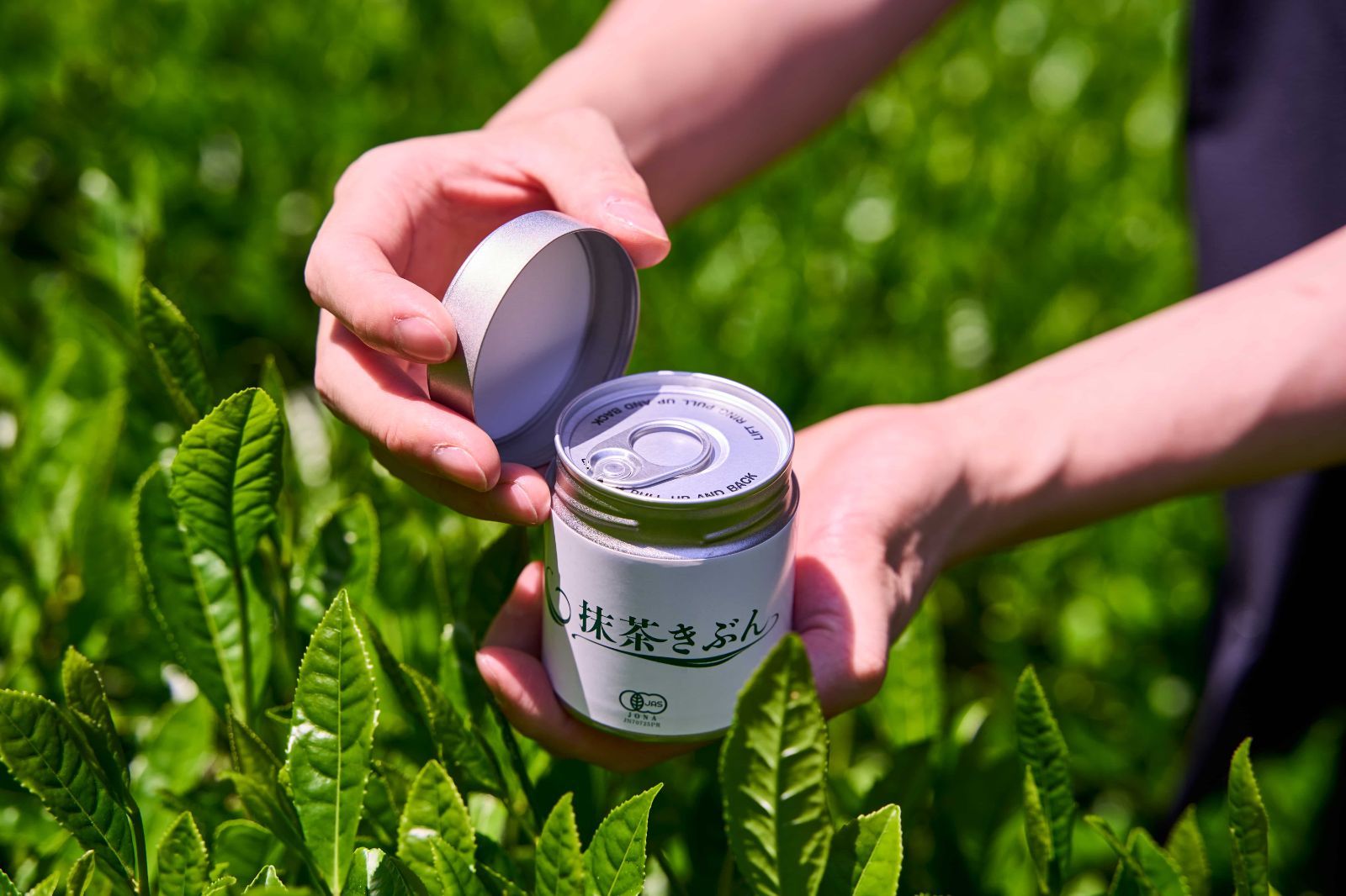 京都和束町産のオーガニック抹茶缶