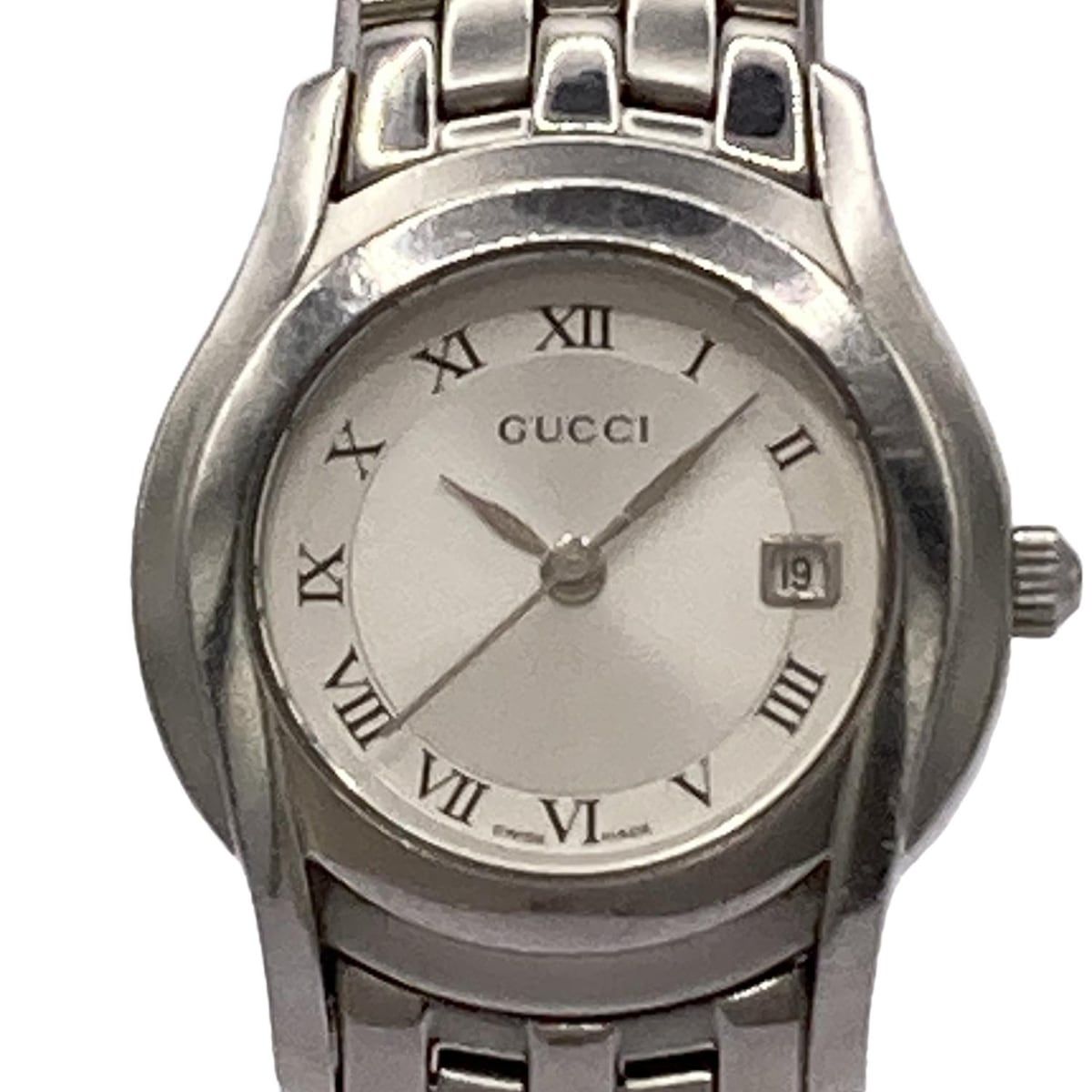 GUCCI グッチ 腕時計 - 5500L レディース シルバー