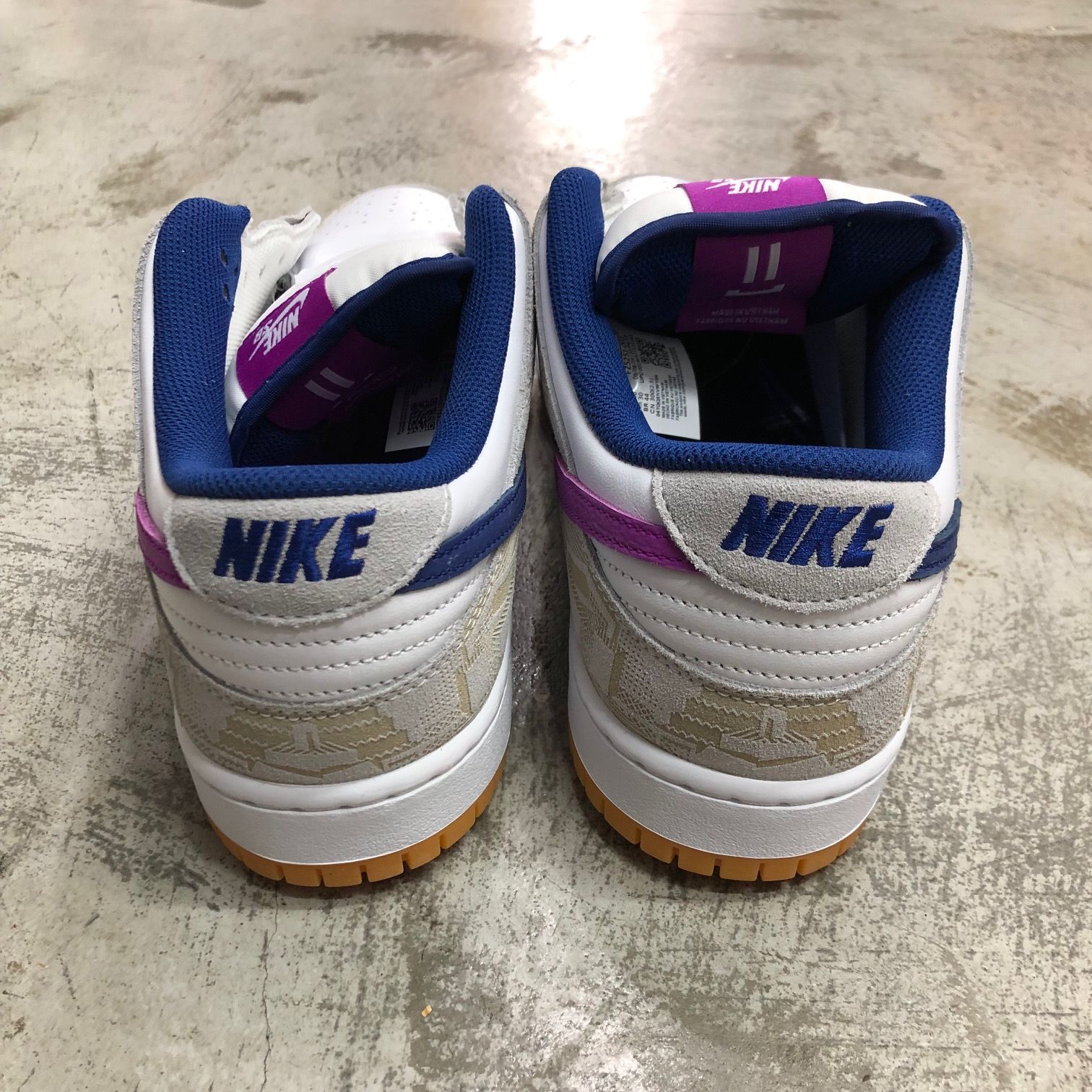 新品 Rayssa Leal Nike SB Dunk Low PRM Pure Platinum and Vivid Purple FZ5251-001 ライッサレアウ ダンク スニーカー ナイキ 30cm 73352A1