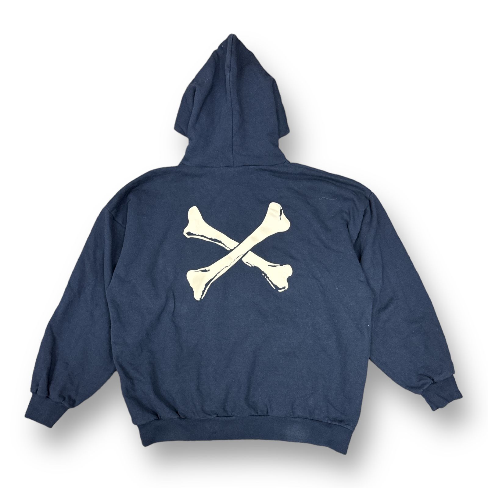 WTAPS 22AW CROSS BONES / HOODY / COTTON クロスボーン スウェット パーカー フーディー ダブルタップス  222ATDT-HPM03S ネイビー 03 63994A