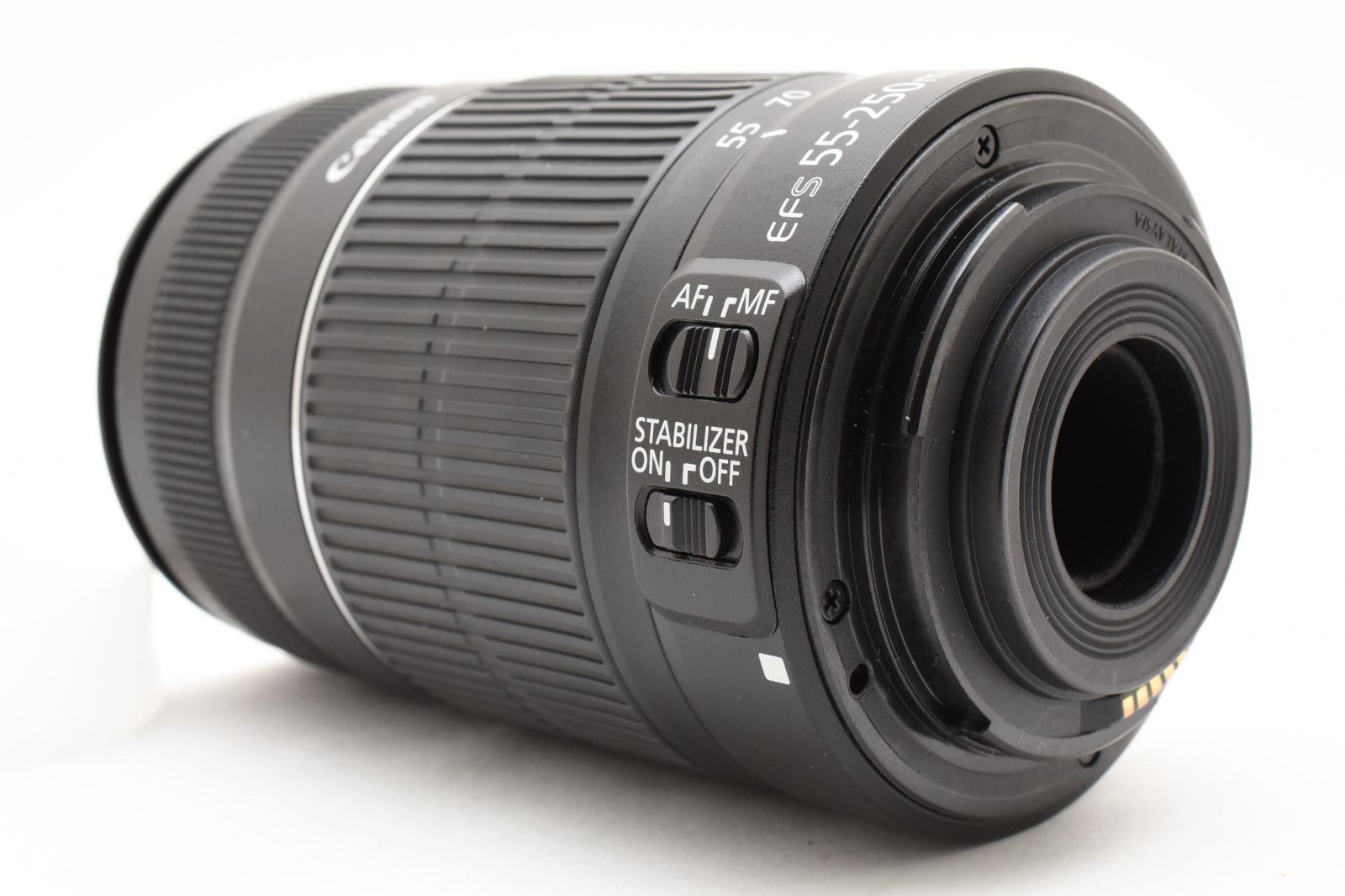 Canon EF-S 55-250mm 望遠レンズ レンズフード付き Canon ef-s 55-250mm f4-5.6 is stm フード付き Canon レンズフード ET-63