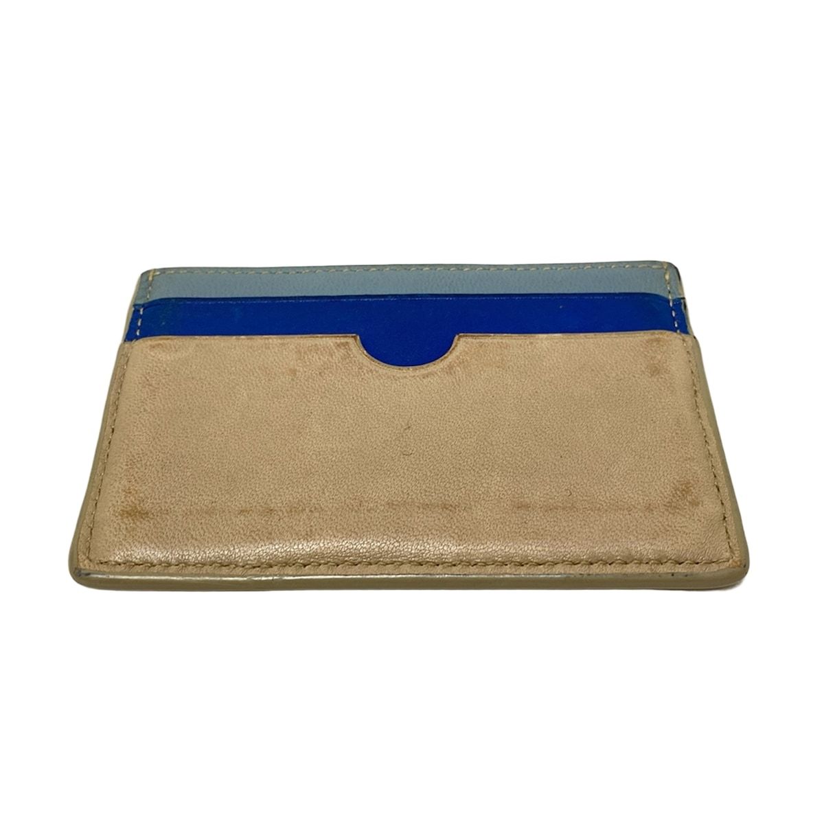 LOEWE ベージュ レザー 名刺入れ LOEWE ベージュ レザー 名刺入れ ベージュ系 LOEWE(ロエベ) カード