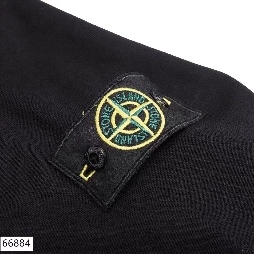 STONE ISLAND スウェットシャツ　ブラック　L