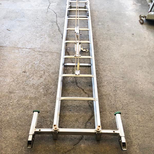 ジャンク】【引取希望】ナカオ/NAKAO 三連伸縮はしご 8m 軽太 ALT-8.3