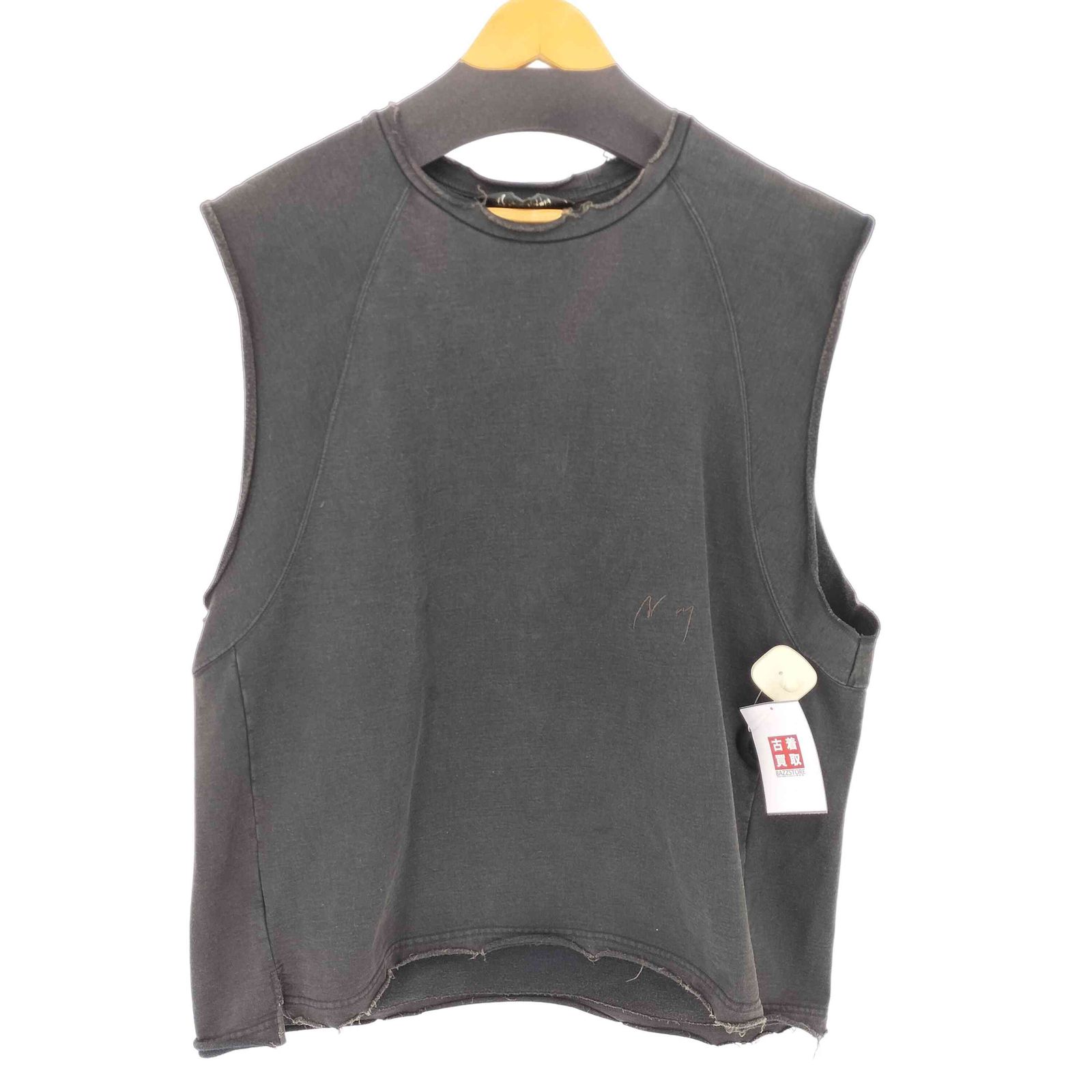 【半額】ANCELLM  ノースリーブ　タグ付き アンセルム ANCELLM SLEEVELESS AGING T-SHIRT メンズ JPN：2 - メルカリ