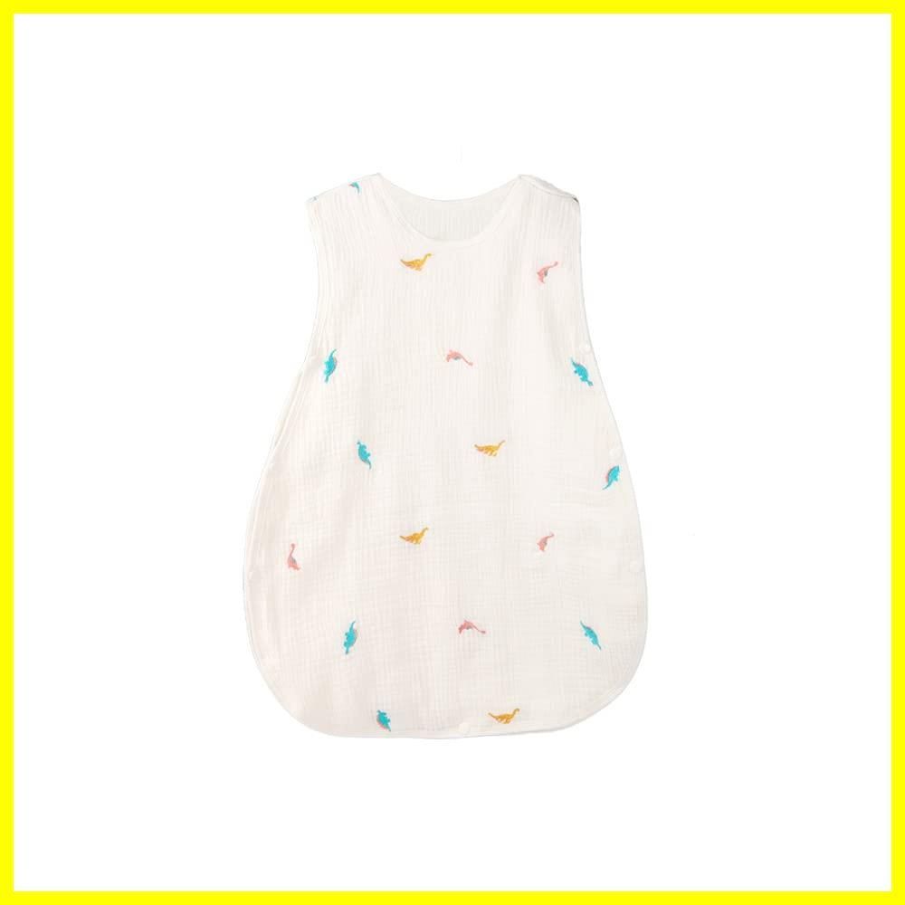春 かわいい 夏 秋 足まですっぽり 冬 袖なし 1年中 赤ちゃん ベスト 新生児 コットン 0歳 6重ガーゼ 1歳 2歳 4重ガーゼ 3歳 スリーパー Hugmuu