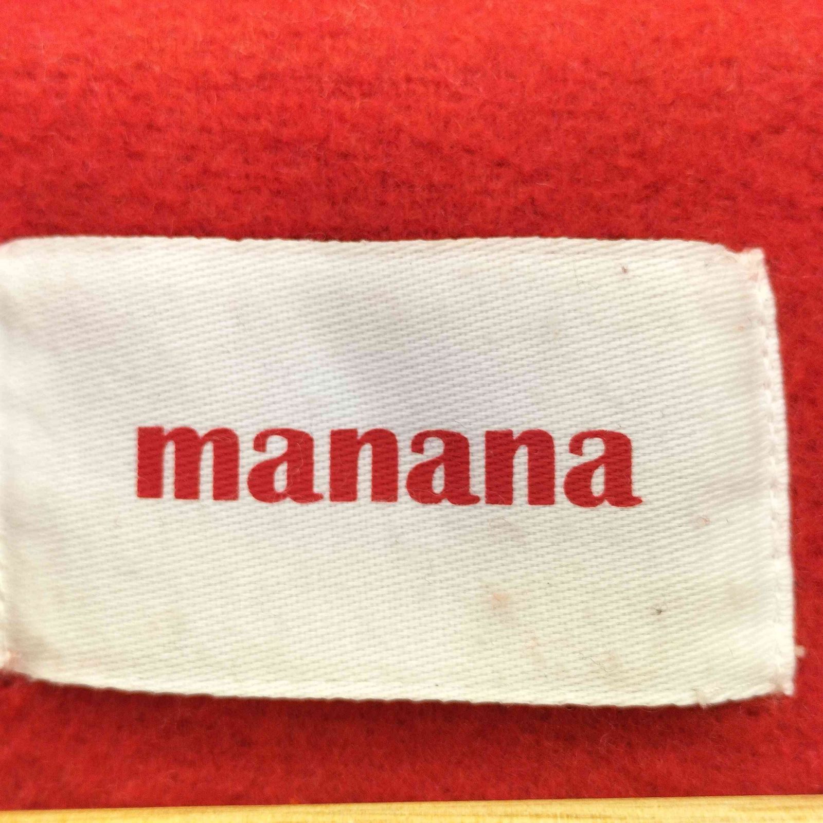 MANANA マナナ ステンカラーコート マナナ MANANA ウール ステンカラーコート レディース FREE