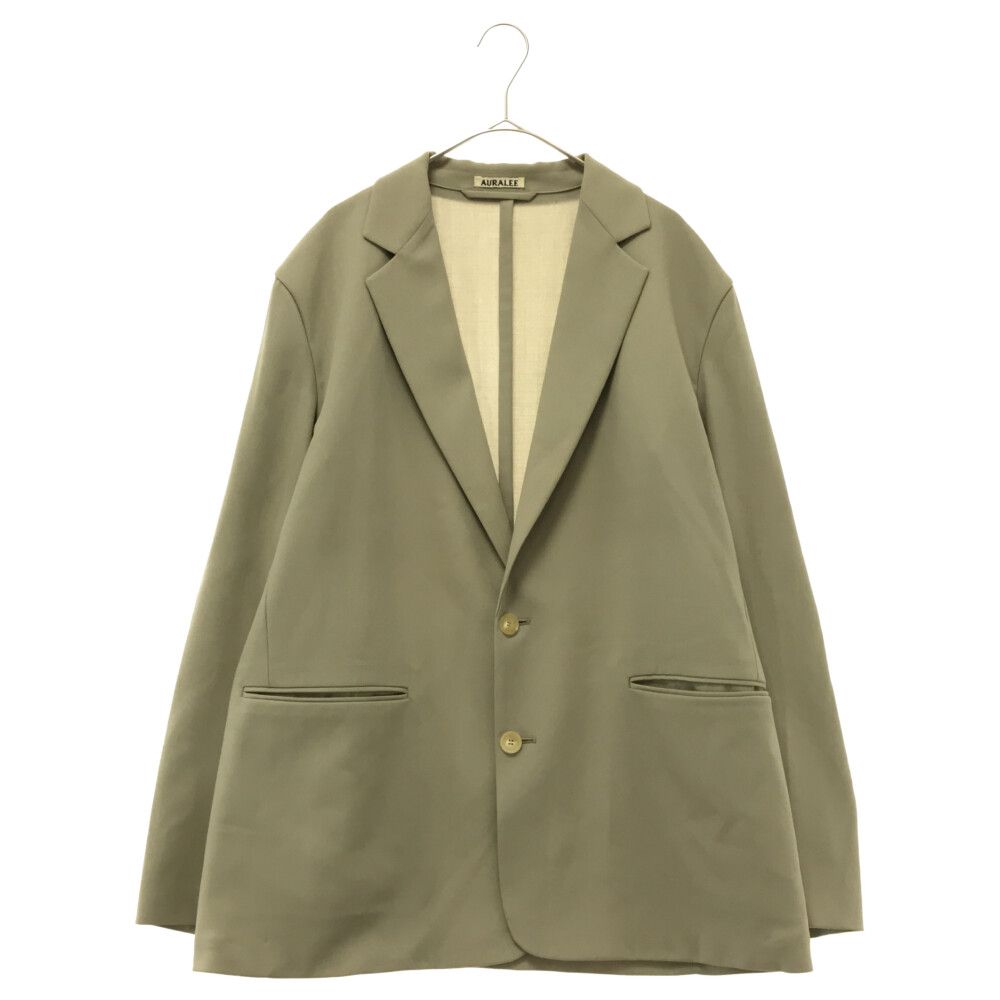 Lightweight Jacket Auralee Hard Twist Wool Dobby Half Coat