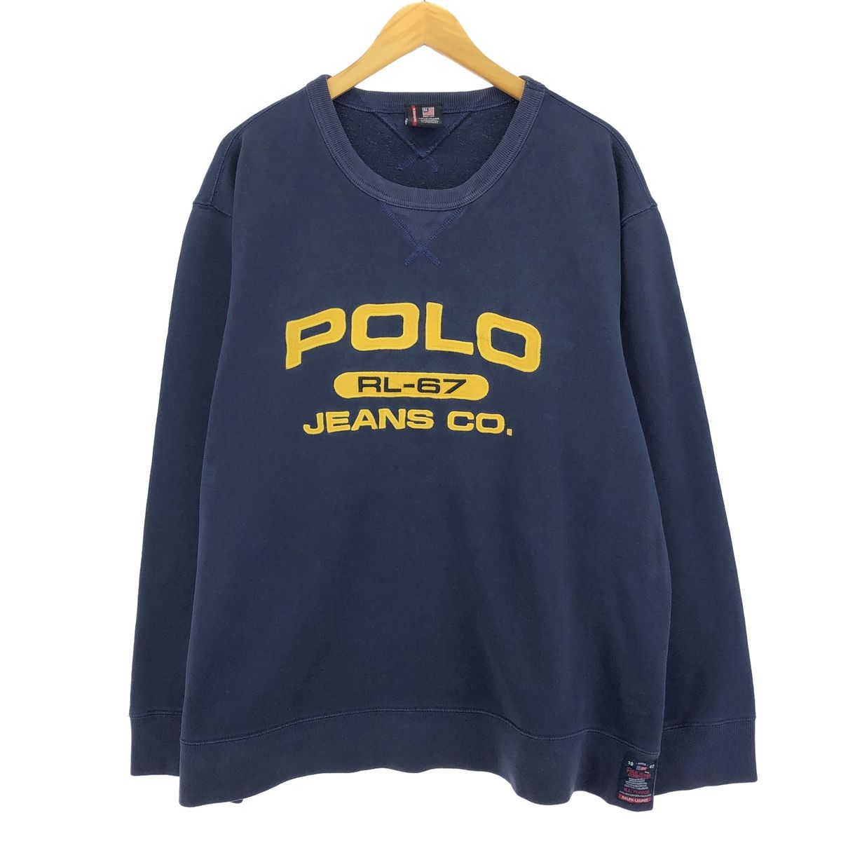 古着 00年代 ラルフローレン Ralph Lauren POLO JEANS COMPANY ロゴスウェット トレーナー メンズXXL/eaa423942