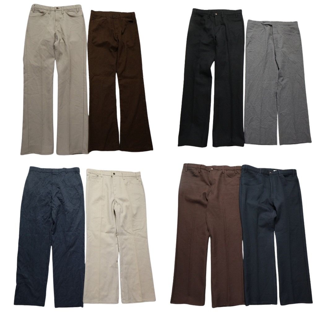 古着卸 まとめ売り リーバイス ポリ混 スラックス パンツ 8枚セット メンズ 30 |33 |34 |36 |38 |40 スタプレ アクション 古着 NB9826