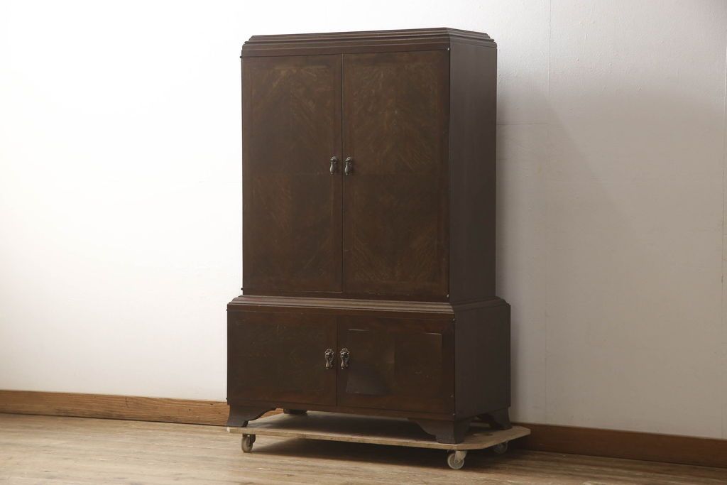 超人気！大容量キャビネット　サイドポート引き出し付き 大容量 収納棚 Brown 超人気！大容量キャビネット サイドポート引き出し付き 大容量 収納棚