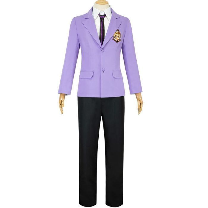 桜蘭ホスト部 藤岡ハルヒ コスプレ衣装 ウィッグ付き DozingCat] 藤岡