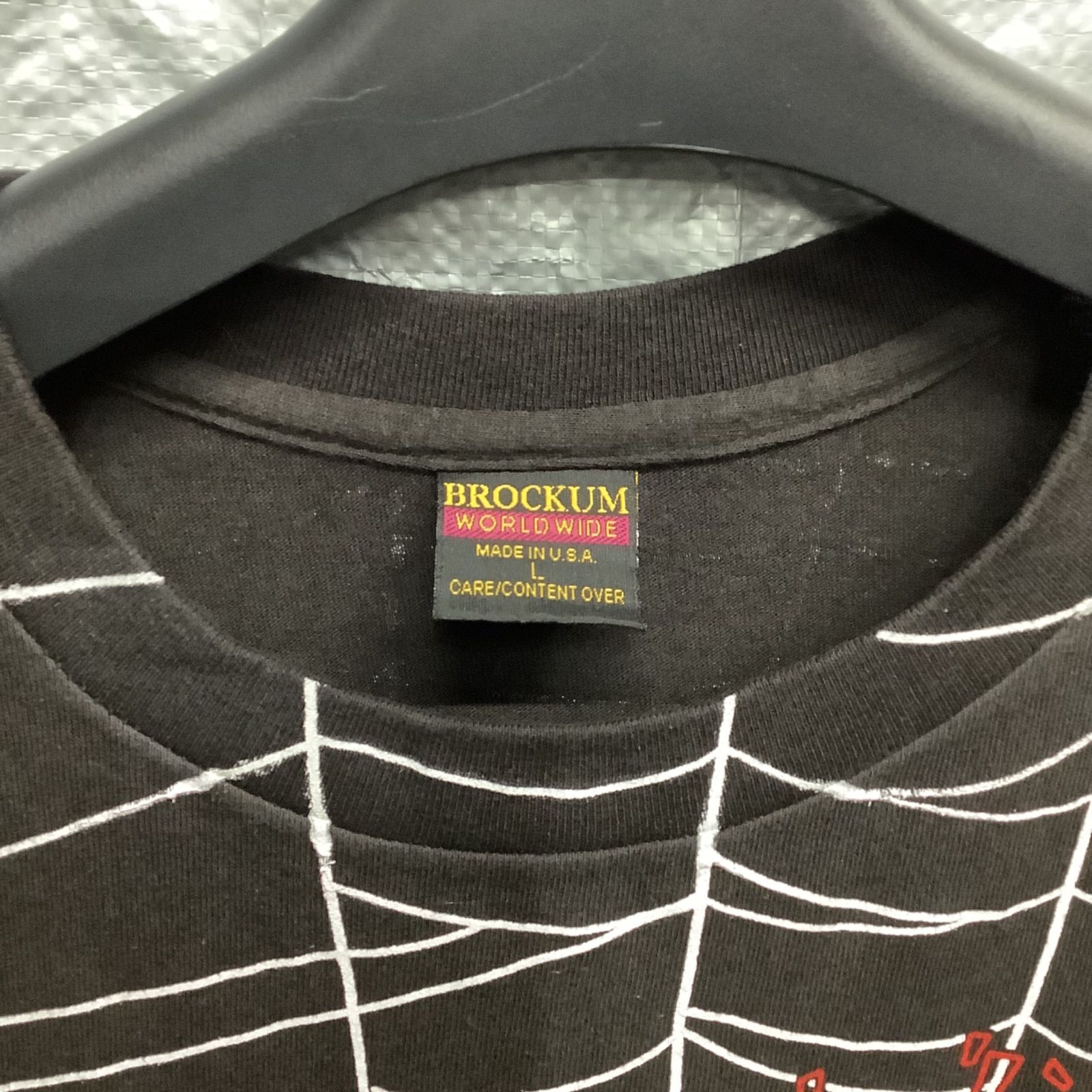 Tシャツ Lサイズ METALLICA メタリカ スパイダーウェブ BROCKUM - メルカリ