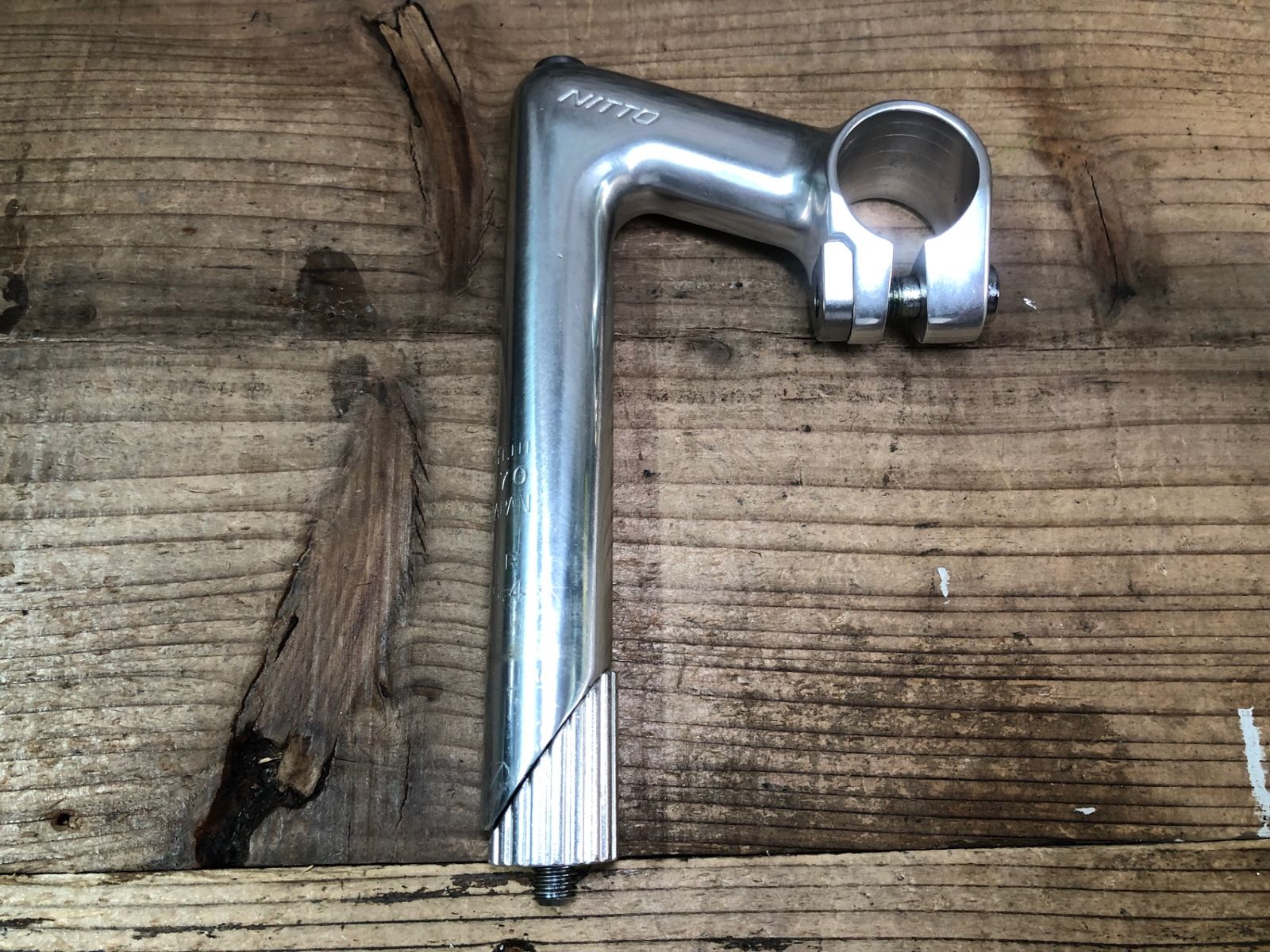JH319 日東 NITTO NP-70 スレットステム Φ25.4 70mm - メルカリ