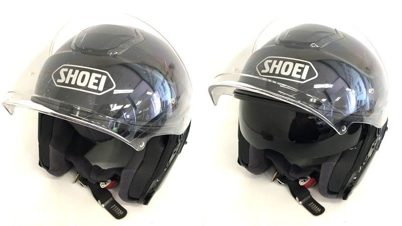 SHOEI ショウエイ J-Cruise ジェットヘルメット 除菌消臭済 Lサイズ ブラック オートバイ ツーリング ライディング バイカー バイク用品 TA3360